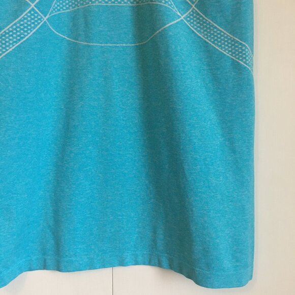 Gapfit Retro Ocean Blue Stretchy Soft Breathe Tank Top - Picture 8 of 16